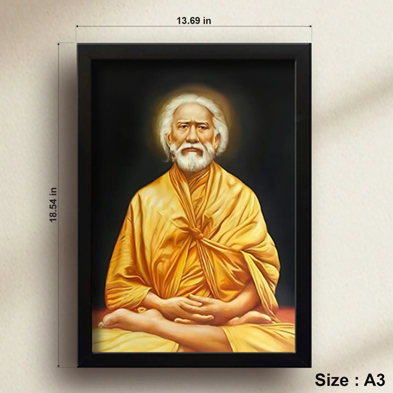 Swami Sri Yukteswar Giri | Spiritual Guru | Powerful Photo Frame | A3 | A4 | 6x8 inch