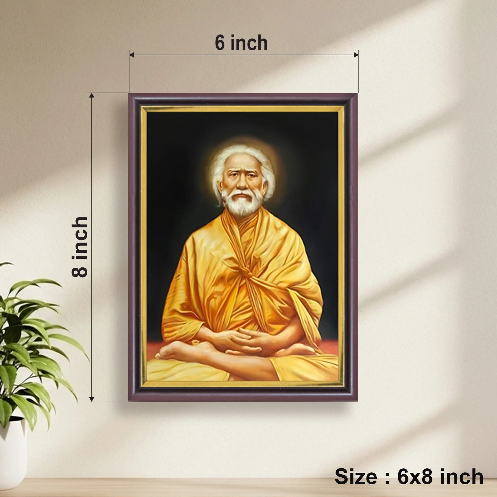 Swami Sri Yukteswar Giri | Spiritual Guru | Powerful Photo Frame | A3 | A4 | 6x8 inch