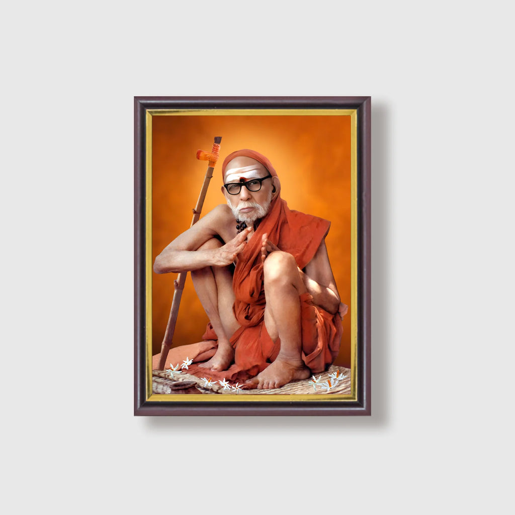 Kanchi Mahaperiyava | Spiritual Guru | Powerful Photo Frame | A3 | A4 | 6x8 inch