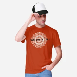 Hari Om Tat Sat (Rangoli Mandala)- Devotional Unisex T-shirt
