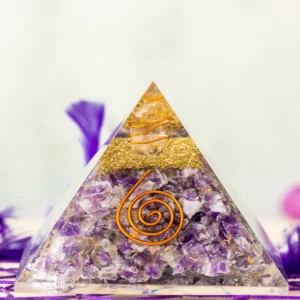 Orgone Amethyst Pyramid
