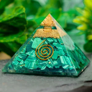 Orgone Malachite Pyramid