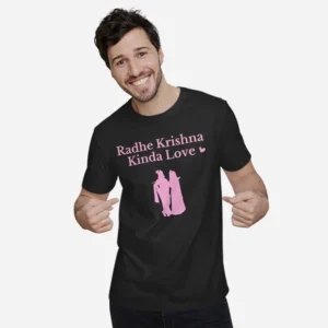 Radhe Krishna kinda love with Radha Krishna - Devotional Unisex T-shirt
